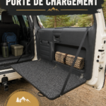 Une porte cargo GX rénovée avec un espace de rangement optimisé et esthétique.
