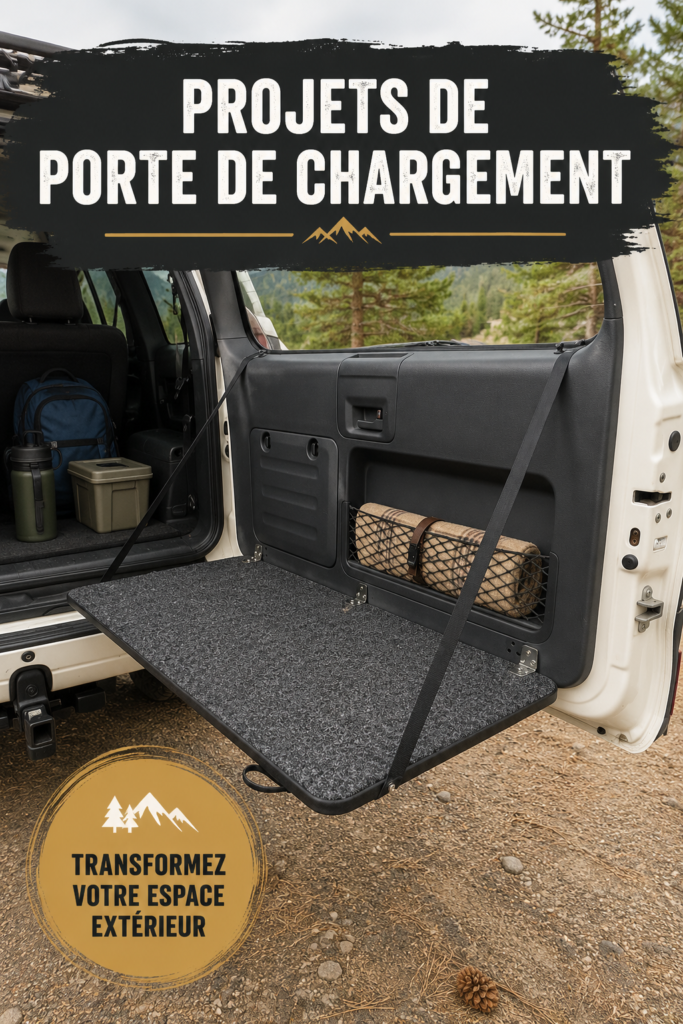 Une porte cargo GX rénovée avec un espace de rangement optimisé et esthétique.