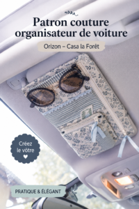 Patron couture Orizon pour organiseur de voiture