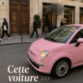 Une famille heureuse en voyage dans une voiture confortable