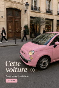 Une famille heureuse en voyage dans une voiture confortable
