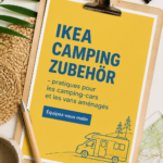 Intérieur d'un camping-car aménagé avec des accessoires IKEA
