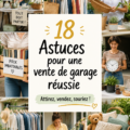 Vidéo d'un vide-grenier animé avec des acheteurs et des objets variés