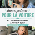 Vue d'une voiture bien équipée avec des essentiels de sécurité et de confort.