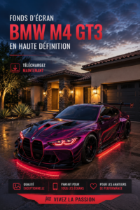 Fond d'écran vibrant de la BMW M4 GT3