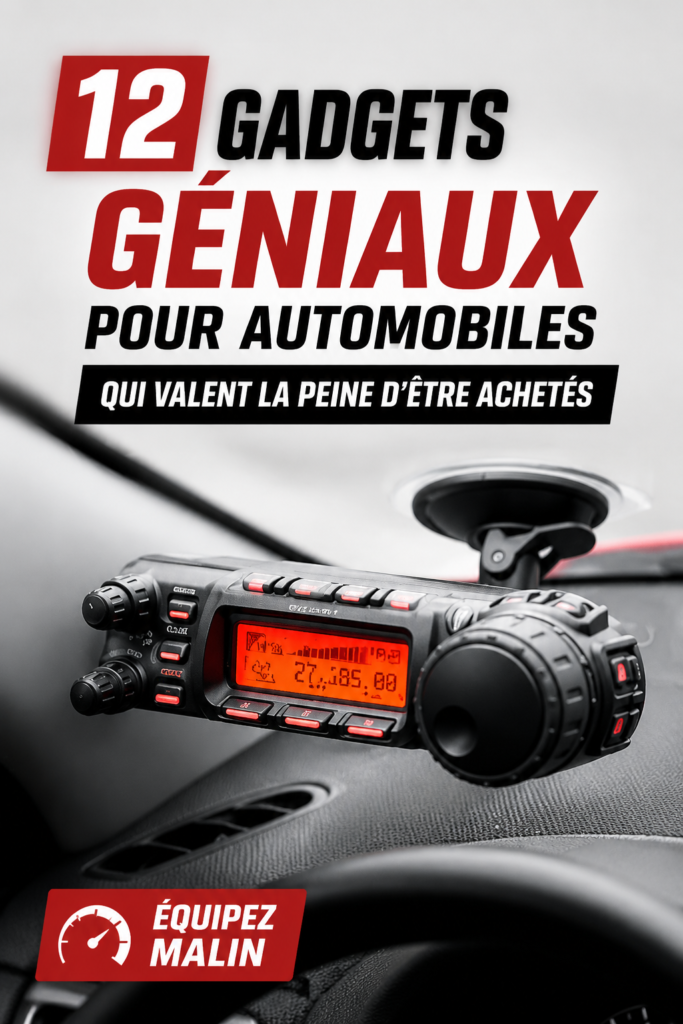 Gadgets innovants pour améliorer l'expérience de conduite