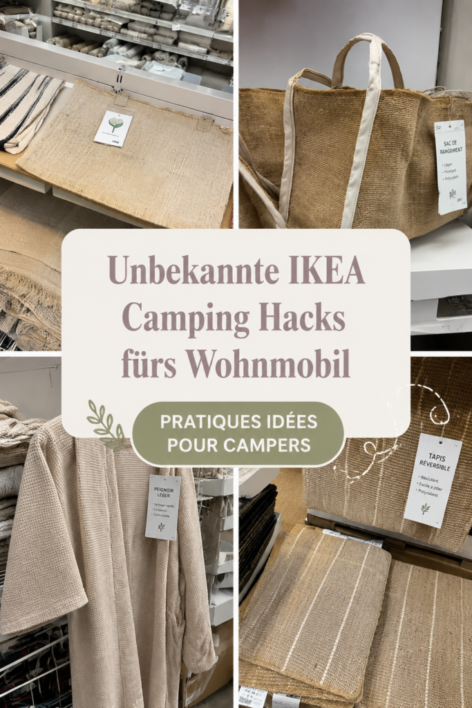 Aménagement intérieur d'un van avec des meubles IKEA