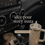 Des illustrations colorées inspirant des idées de stories Instagram.