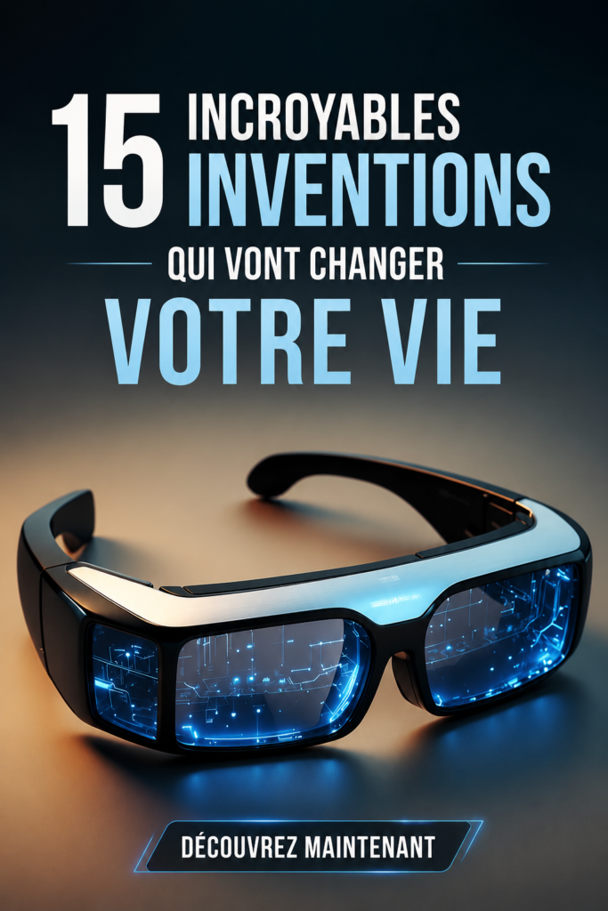 Image d'objets innovants qui simplifient le quotidien.