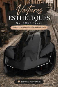 Une sélection de voitures esthétiques modernes, avec des designs variés et captivants.