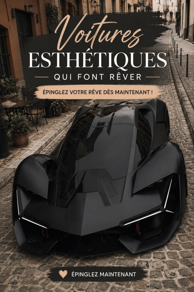 Une sélection de voitures esthétiques modernes, avec des designs variés et captivants.