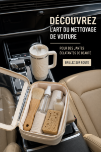 Jantes brillantes après un nettoyage soigné
