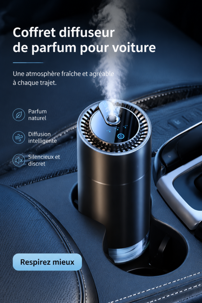 Diffuseur de parfum dans une voiture bien entretenue
