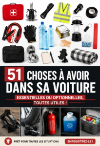 Des objets essentiels à avoir dans sa voiture pour un voyage serein
