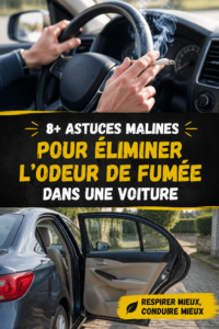 Voiture propre et fraîche après avoir éliminé l'odeur de fumée
