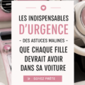 Kit d'urgence bien organisé dans une voiture avec les indispensables pour la sécurité