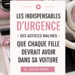 Kit d'urgence bien organisé dans une voiture avec les indispensables pour la sécurité