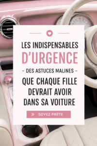 Kit d'urgence bien organisé dans une voiture avec les indispensables pour la sécurité