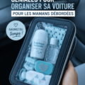 Une voiture bien organisée avec des compartiments et accessoires de rangement
