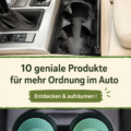 Un intérieur de voiture bien rangé avec des accessoires pratiques.