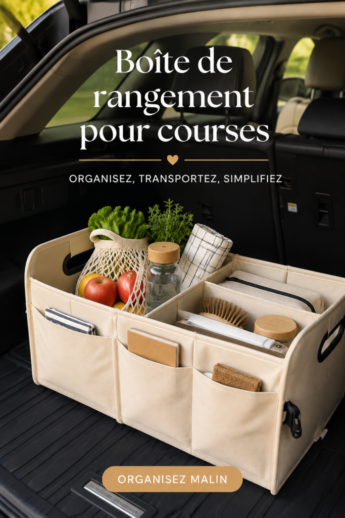 Boîte de rangement pratique pleine de produits alimentaires