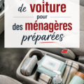 Accessoires de nettoyage et rangement pour voiture