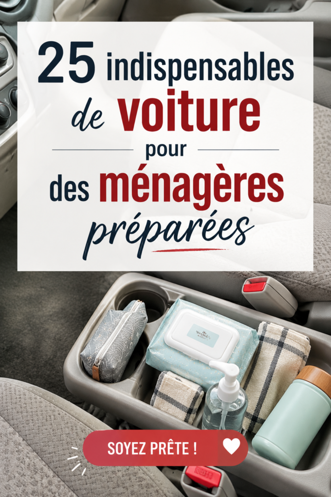 Accessoires de nettoyage et rangement pour voiture