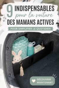 Organiseurs de voiture pratiques pour mamans avec un intérieur bien rangé
