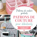 Femme en train de coudre un accessoire à partir d'un patron gratuit dans une ambiance chaleureuse.