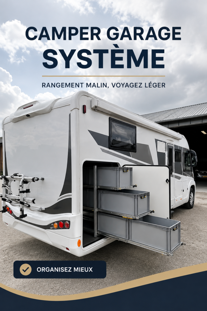 Système de rangement pratique installé dans un coffre de voiture
