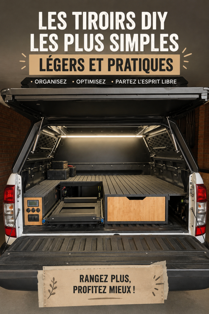 Tiroirs suspendus DIY légers et pratiques pour un rangement efficace