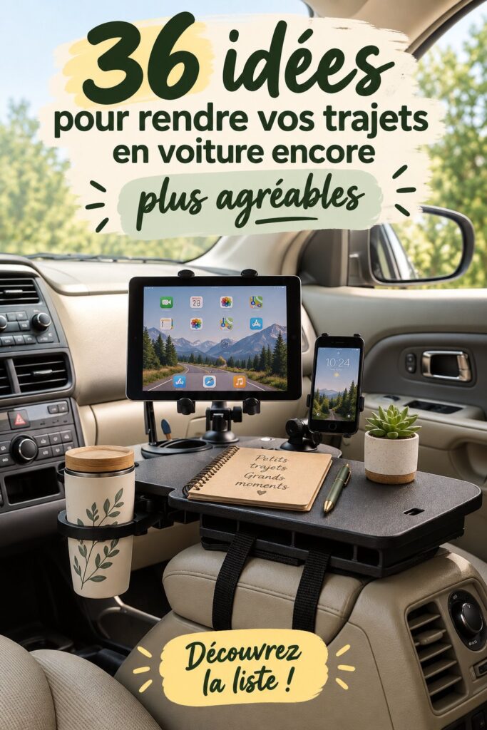 Accessoires automobiles pour améliorer le confort lors des trajets