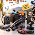 Une voiture avec des accessoires pratiques pour un rangement optimal.
