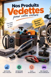 Une voiture avec des accessoires pratiques pour un rangement optimal.