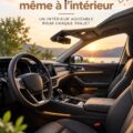Intérieur de voiture stylé avec des accessoires modernes