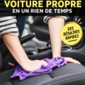 Intérieur de voiture propre et bien rangé après nettoyage