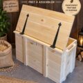 Image d'une boîte à pellets élégante pour véhicule, idéale pour le rangement
