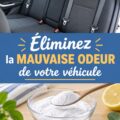 Intérieur de voiture propre avec un désodorisant naturel