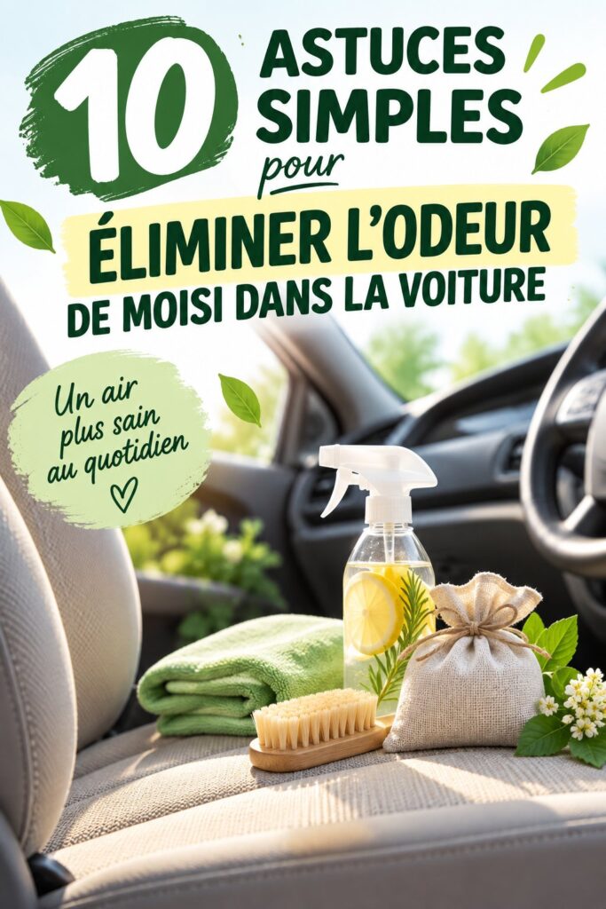 Intérieur de voiture propre sans odeur