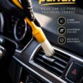 Voiture propre après un nettoyage, montrant l'intérieur et l'extérieur brillants