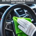 Voiture propre et brillante après un nettoyage soigneux