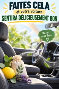 Une voiture propre et odorante grâce à des astuces simples