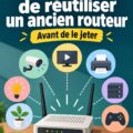 Un vieux routeur réutilisé dans un environnement domestique chaleureux.